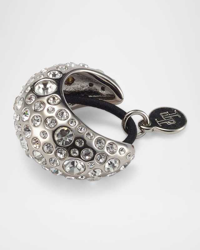 Mini Dome Pave Crystal Pony Cuff